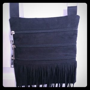 Cross body zippered purse